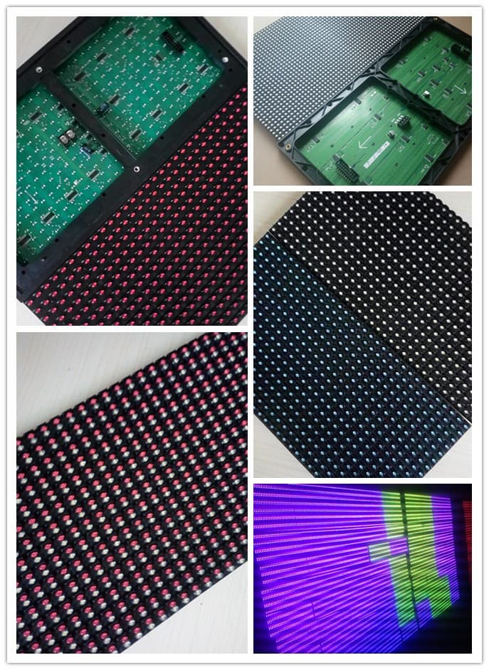 Outdoor led panel P10 red green white blue single color led